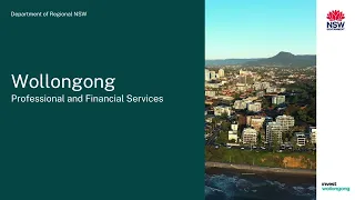Wollongong's professional and financial services sector