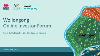 Wollongong Online Investor Forum Event - February 2024